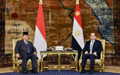 Prabowo dan Presiden Mesir Serukan Gencatan Senjata Demi Perdamaian Palestina