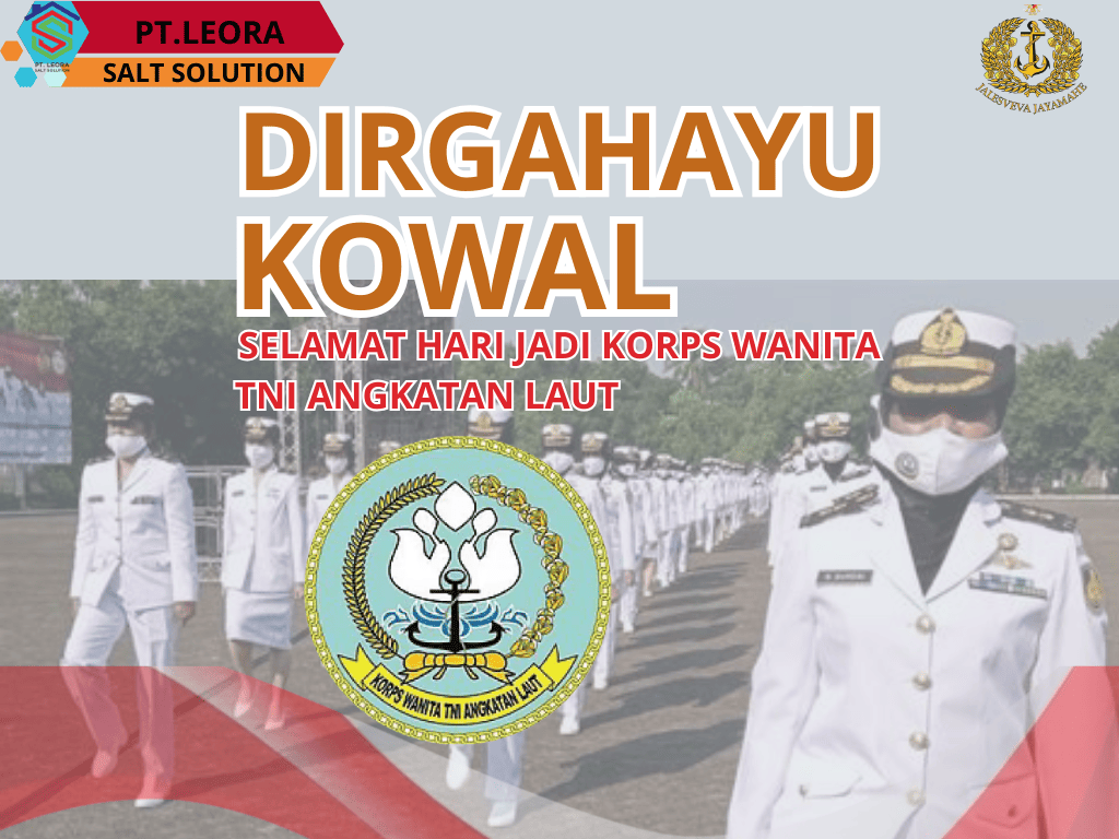 Peringati Hari Korps Wanita TNI Angkatan Laut ke-62, Distributor Beras dan Garam Sampaikan Salam Hangat