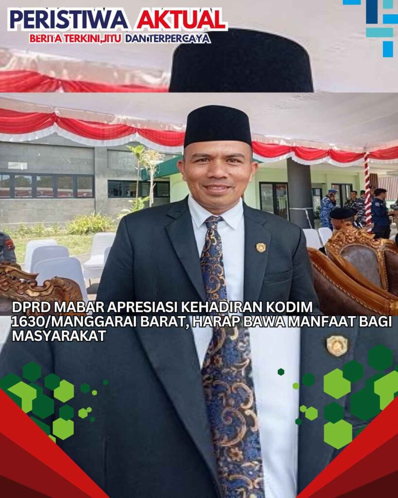 DPRD Mabar Apresiasi Kehadiran Kodim 1630/Manggarai Barat, Harap Bawa Manfaat Bagi Masyarakat