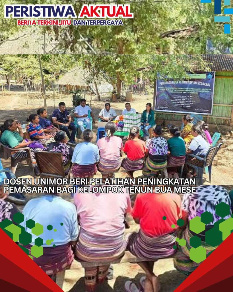 Dosen Unimor Beri Pelatihan Peningkatan Pemasaran Bagi Kelompok Tenun Bua Mese