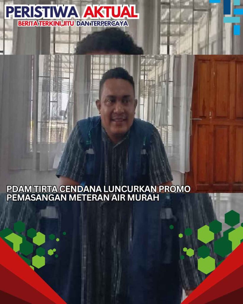 PDAM Tirta Cendana Luncurkan Promo Pemasangan Meteran Air Murah