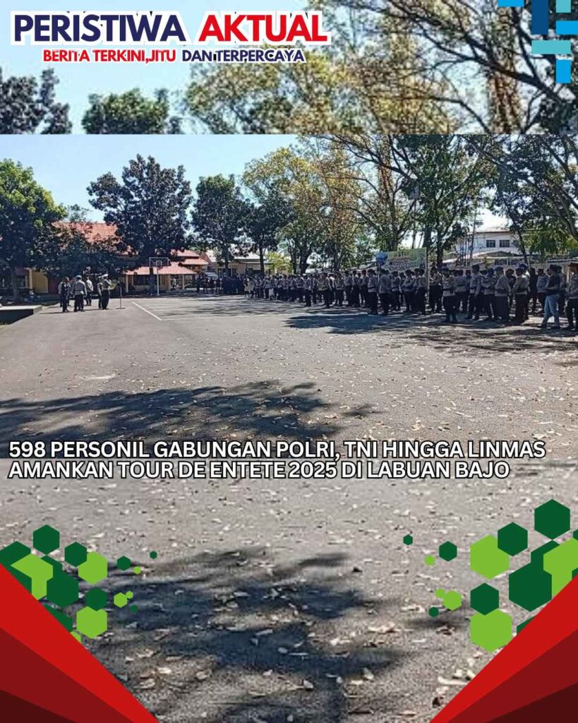 598 Personil Gabungan Polri, TNI hingga Linmas Amankan Tour de EnTeTe 2025 di Labuan Bajo