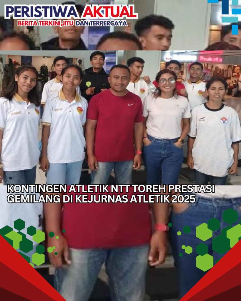 Kontingen Atletik NTT Toreh Prestasi Gemilang di Kejurnas Atletik 2025