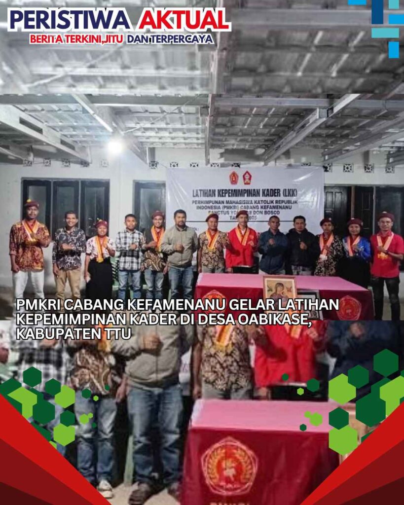 PMKRI Cabang Kefamenanu Gelar Latihan Kepemimpinan Kader di Desa Oabikase, Kabupaten TTU