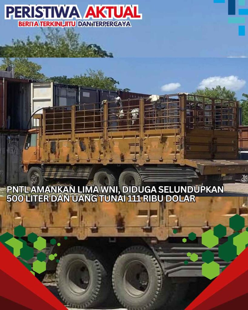PNTL Amankan Lima WNI, Diduga Selundupkan 500 Liter dan Uang Tunai 111 Ribu Dolar