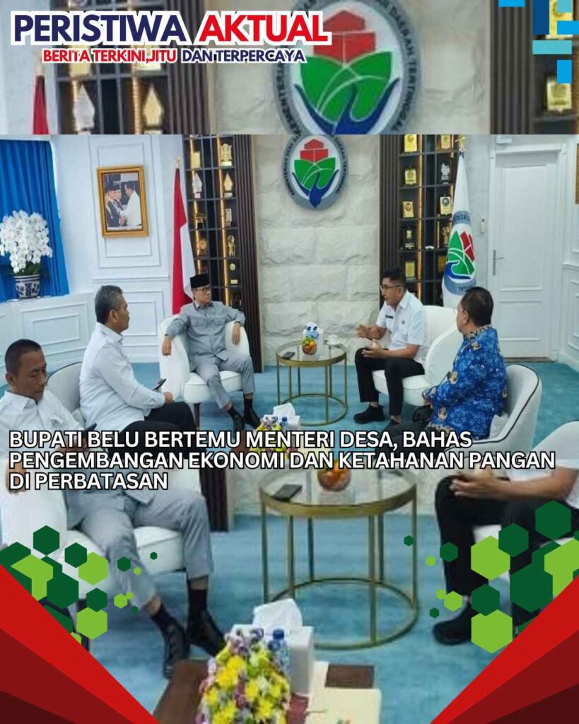 Bupati Belu Bertemu Menteri Desa, Bahas Pengembangan Ekonomi dan Ketahanan Pangan di Perbatasan