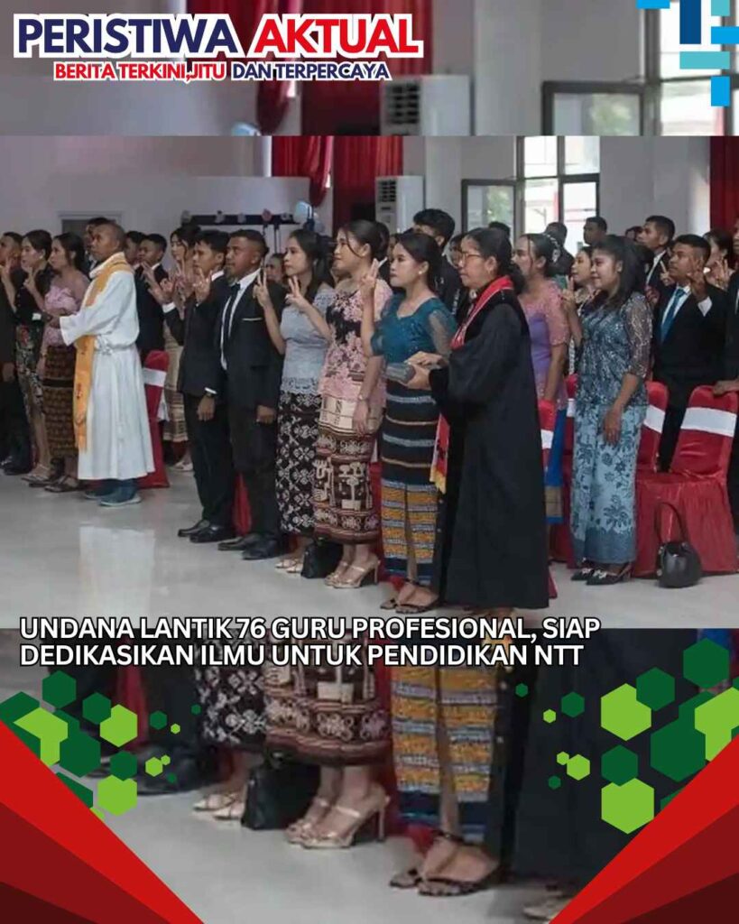 Undana Lantik 76 Guru Profesional, Siap Dedikasikan Ilmu untuk Pendidikan NTT