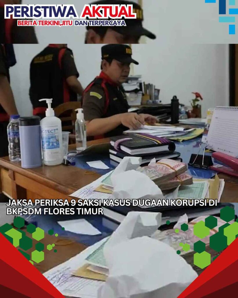 Jaksa Periksa 9 Saksi Kasus Dugaan Korupsi di BKPSDM Flores Timur