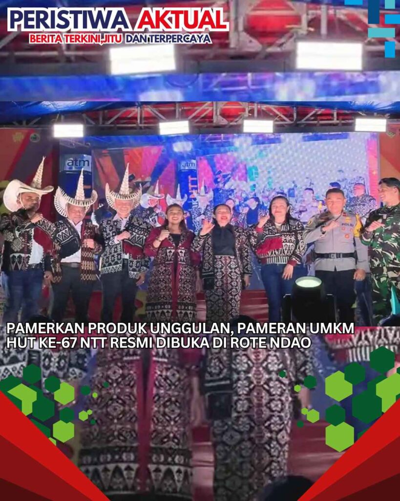 Pamerkan Produk Unggulan, Pameran UMKM HUT ke-67 NTT Resmi Dibuka di Rote Ndao