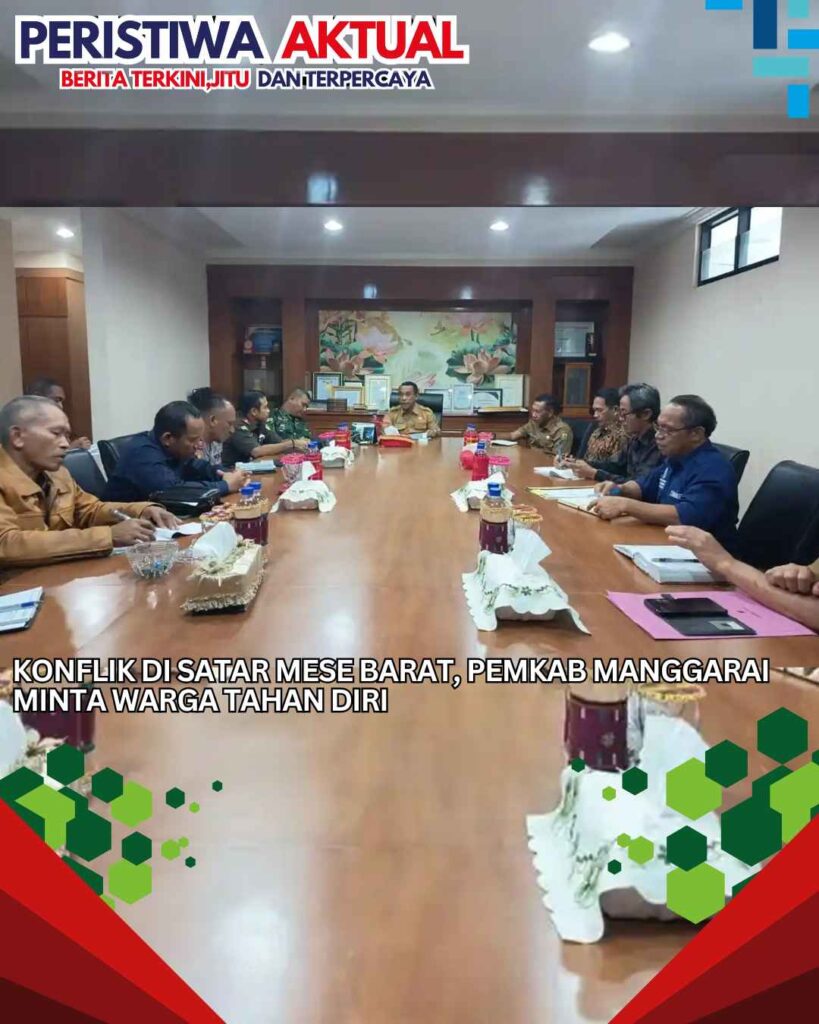 Konflik di Satar Mese Barat, Pemkab Manggarai Minta Warga Tahan Diri