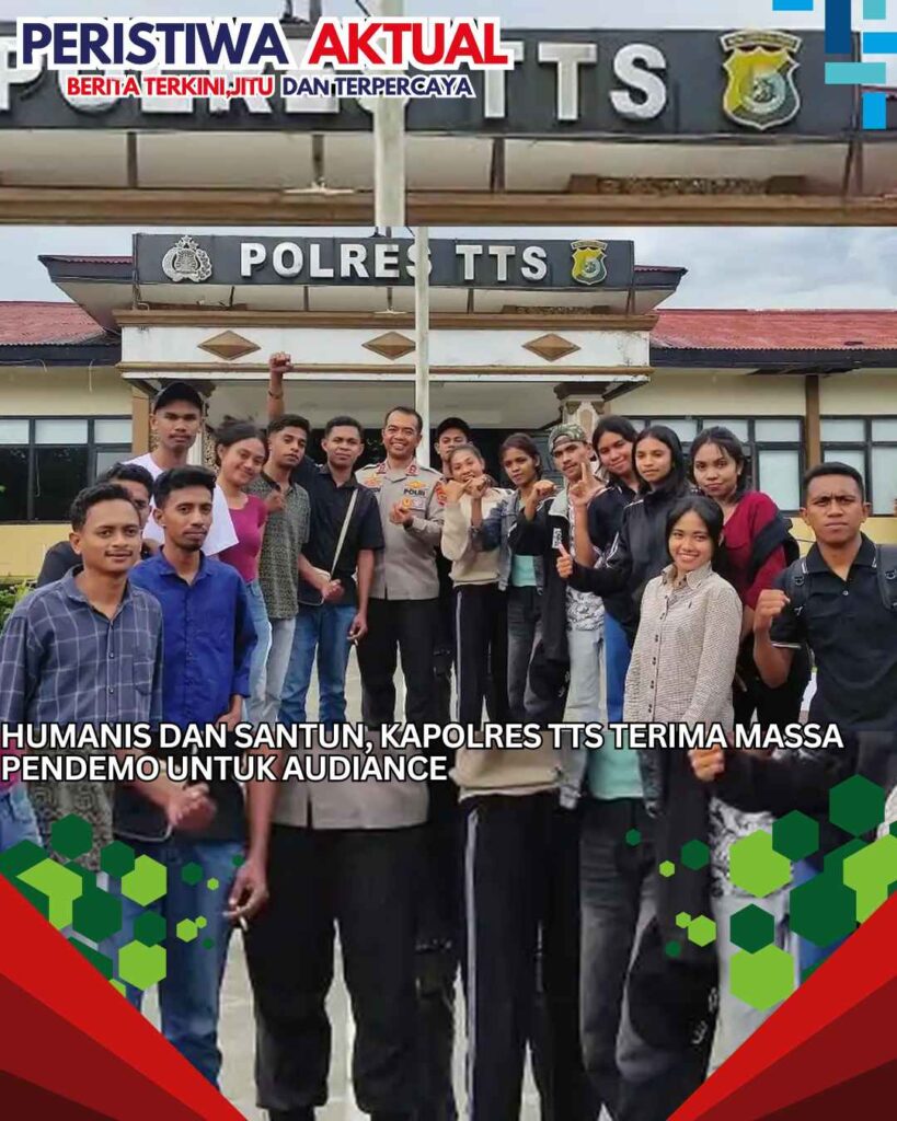 Humanis dan Santun, Kapolres TTS Terima Massa Pendemo Untuk Audiance