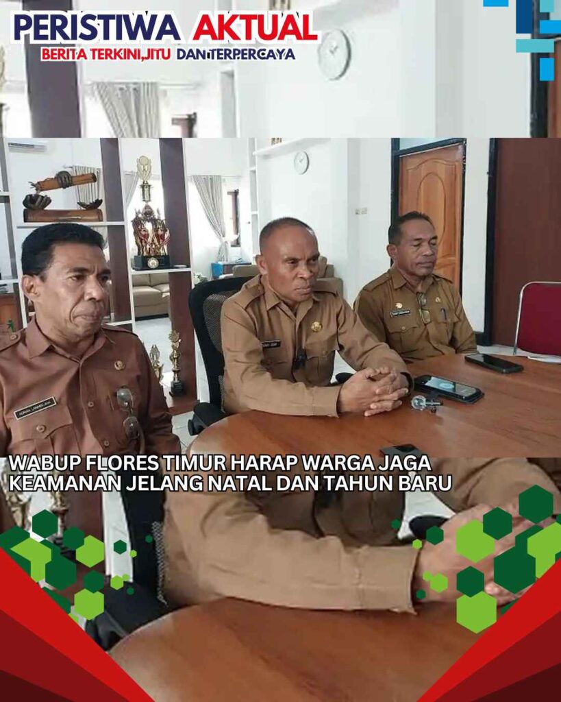 Wabup Flores Timur Harap Warga Jaga Keamanan Jelang Natal dan Tahun Baru