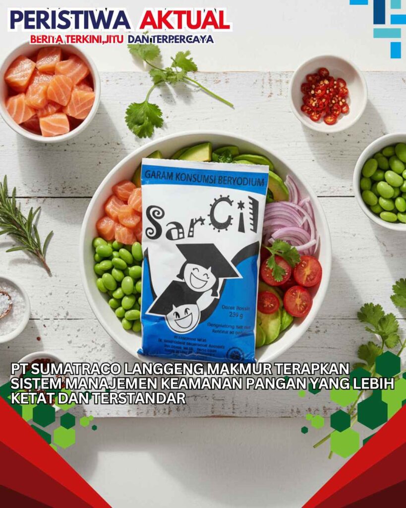 PT Sumatraco Langgeng Makmur Terapkan Sistem Manajemen Keamanan Pangan yang Lebih Ketat dan Terstandar