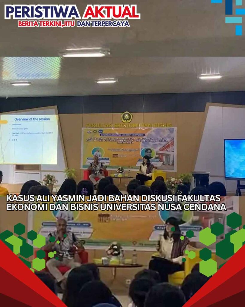 Kasus Ali Yasmin Jadi Bahan Diskusi Fakultas Ekonomi dan Bisnis Universitas Nusa Cendana