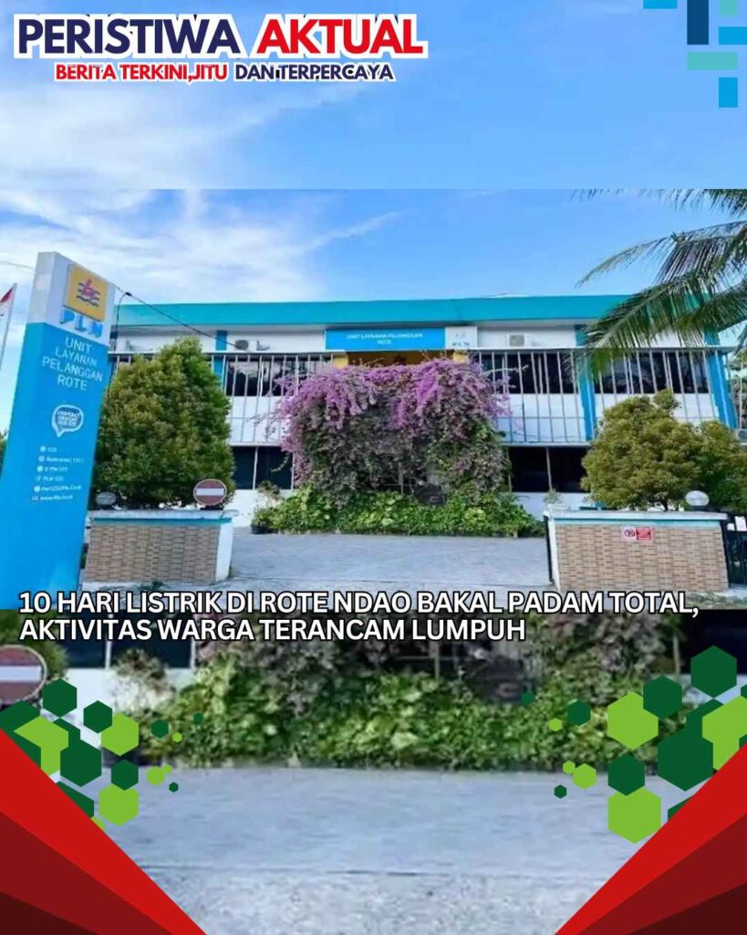 10 Hari Listrik di Rote Ndao Bakal Padam Total, Aktivitas Warga Terancam Lumpuh