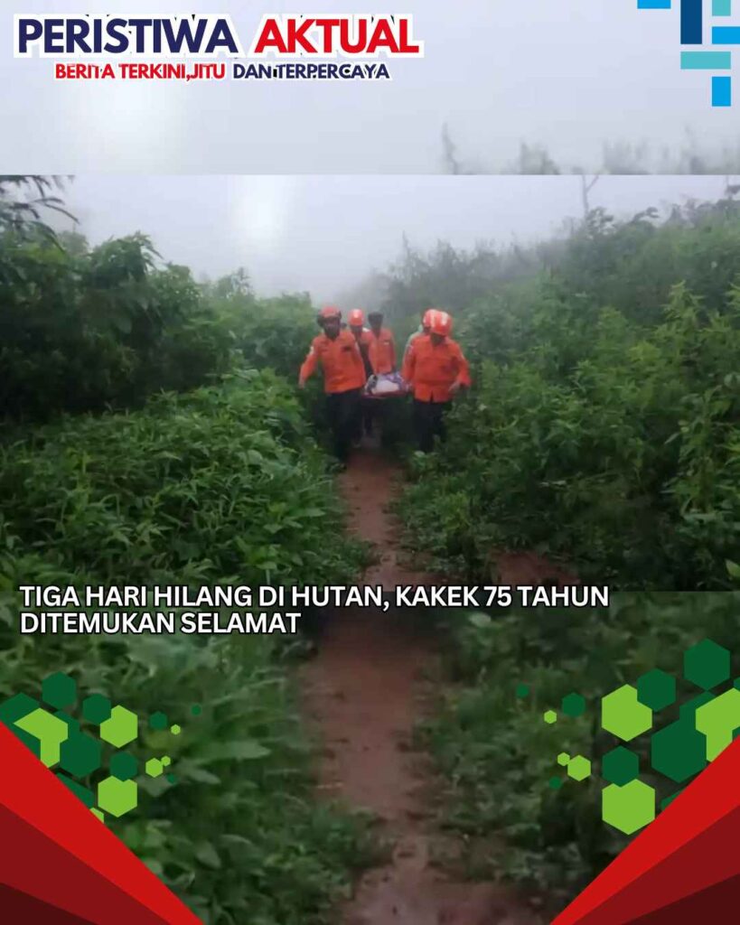 Tiga Hari Hilang di Hutan, Kakek 75 Tahun Ditemukan Selamat